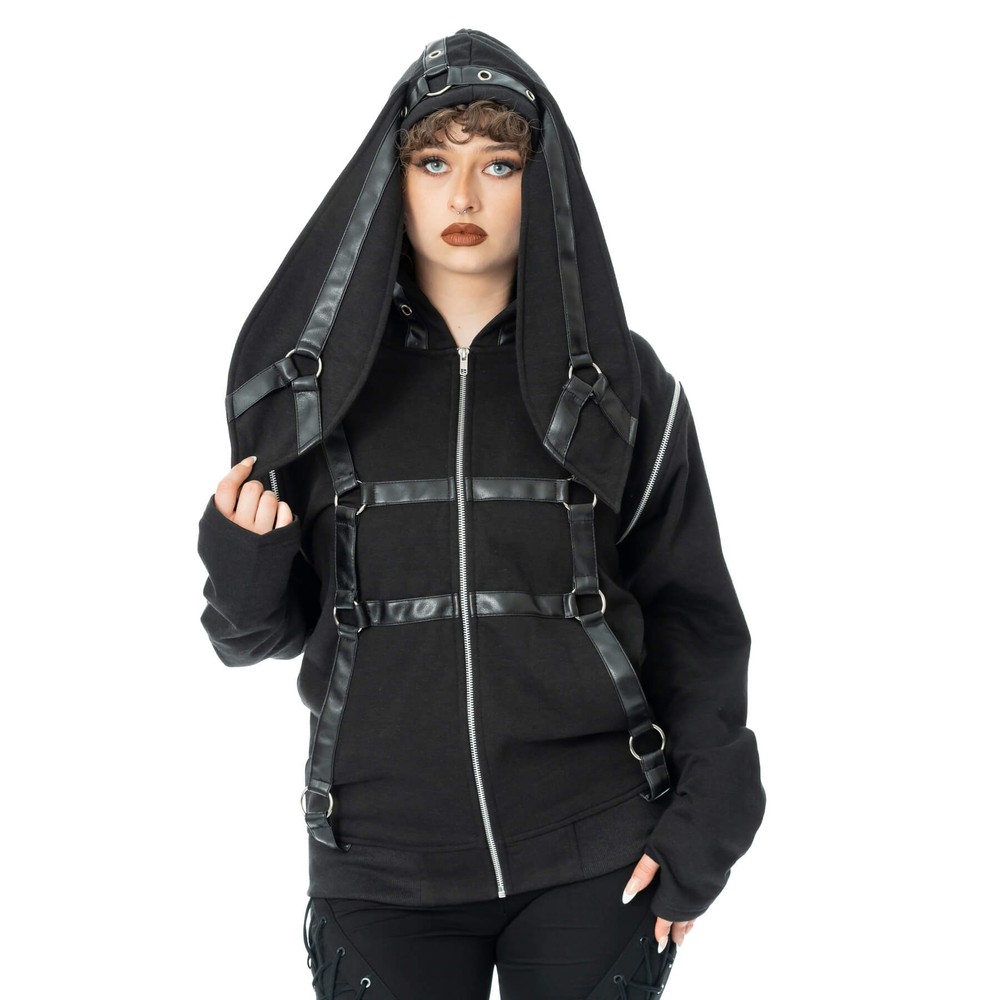 Cupcake Cult - Grim Bunny Hoodie - Black